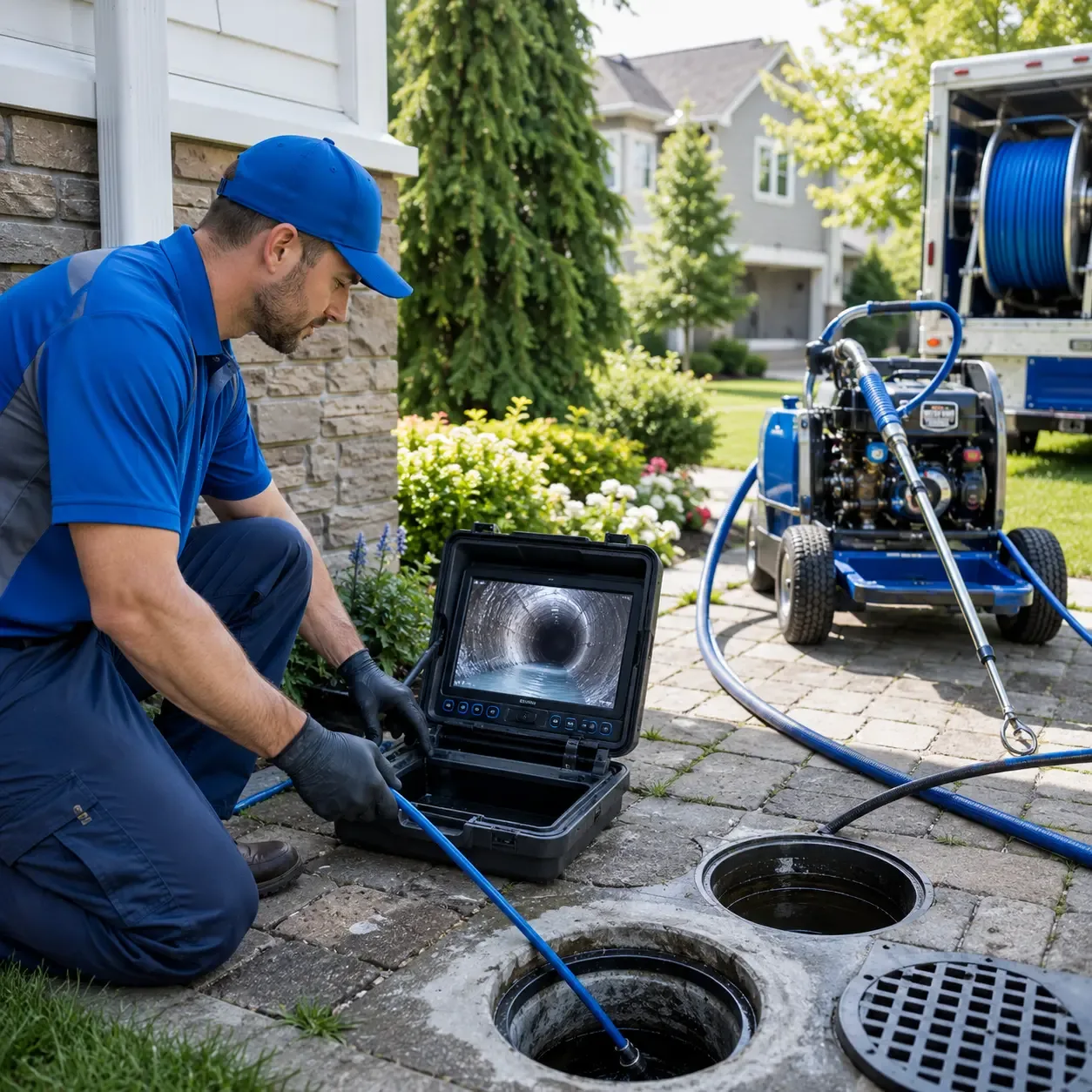 Outdoor drain cleaning professionals serving Mcfarlan, NC